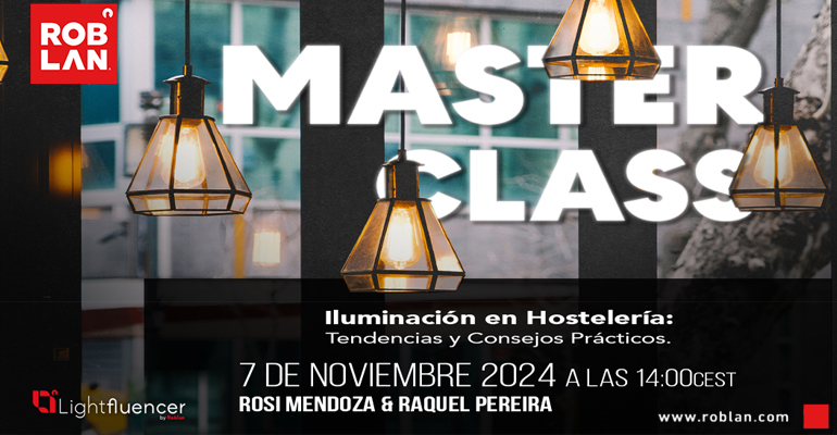 Roblan organiza una formación gratuita sobre la importancia de la iluminación dirigida a profesionales de la hostelería