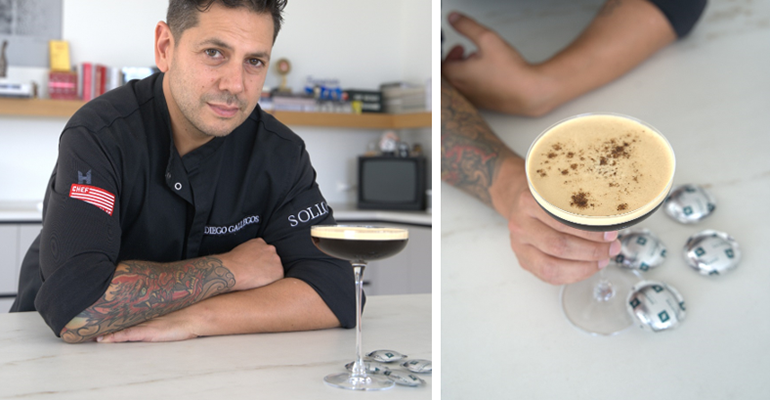 Cócteles con café: la receta del chef Diego Gallegos con Nespresso Galápagos