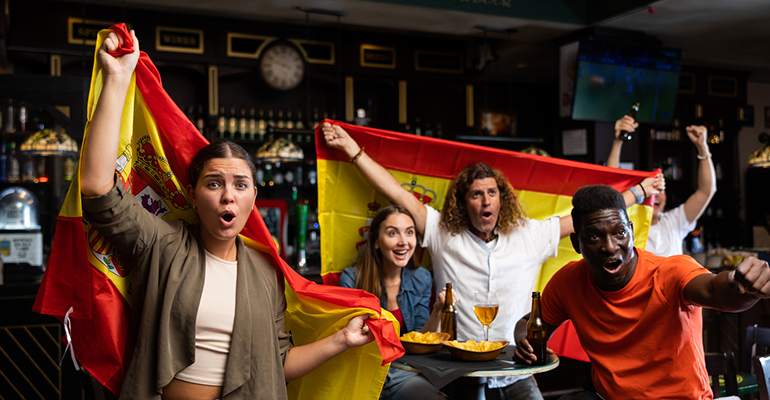 La final de la Eurocopa deja menos de lo esperado en la hostelería madrileña