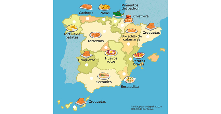 Glovo mapa gastronómico - infohoreca